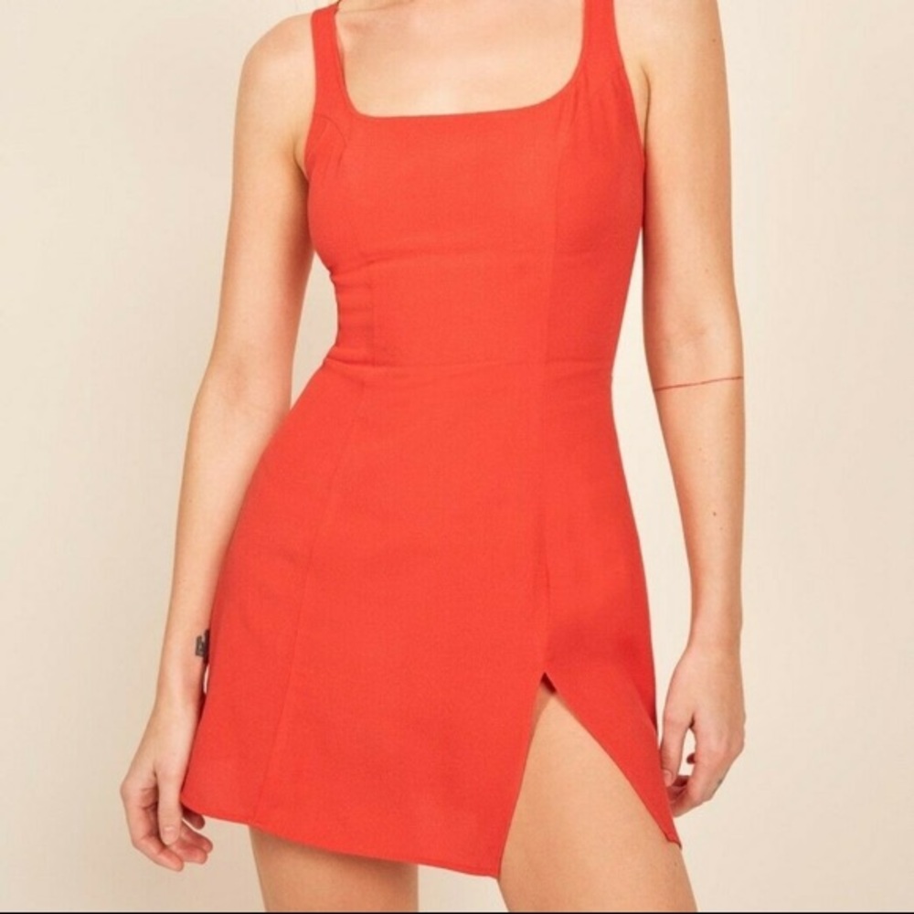 Reformation Red Mini Dress